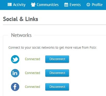Follr - Update Networks