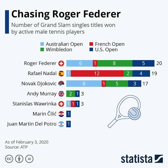 Roger Federer Tennis Infographic